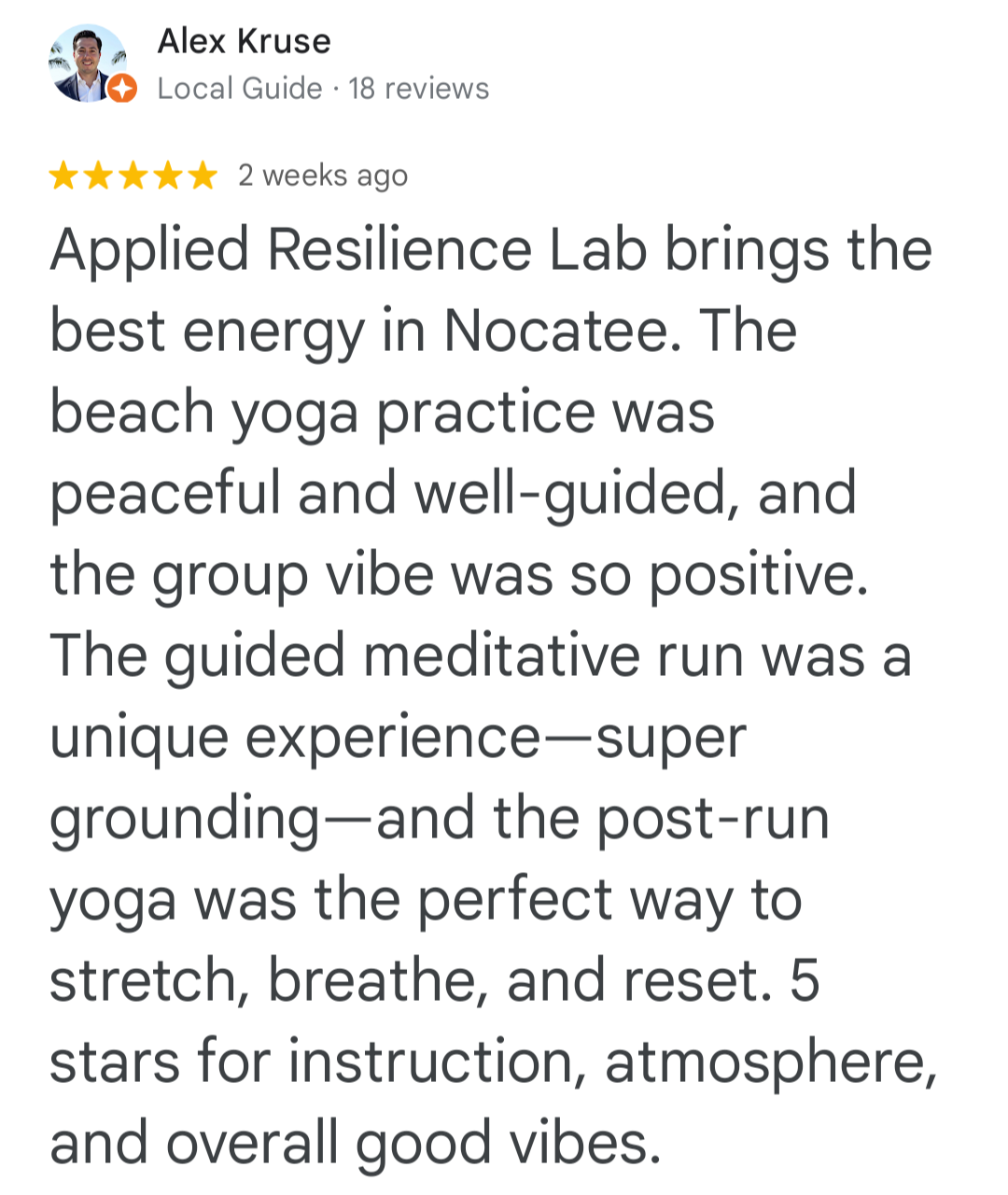 Google review screenshot 1